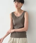 【アメリカンホリック/AMERICAN HOLIC】のテレコタンクトップ Mocha|ID: prp329100004631057 ipo3291000000033317736