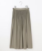 【自由区/JIYU-KU】の【セットアップ対応・洗える】ライトサテンプリーツ スカート モカ|ID: prp329100004631059 ipo3291000000033317759