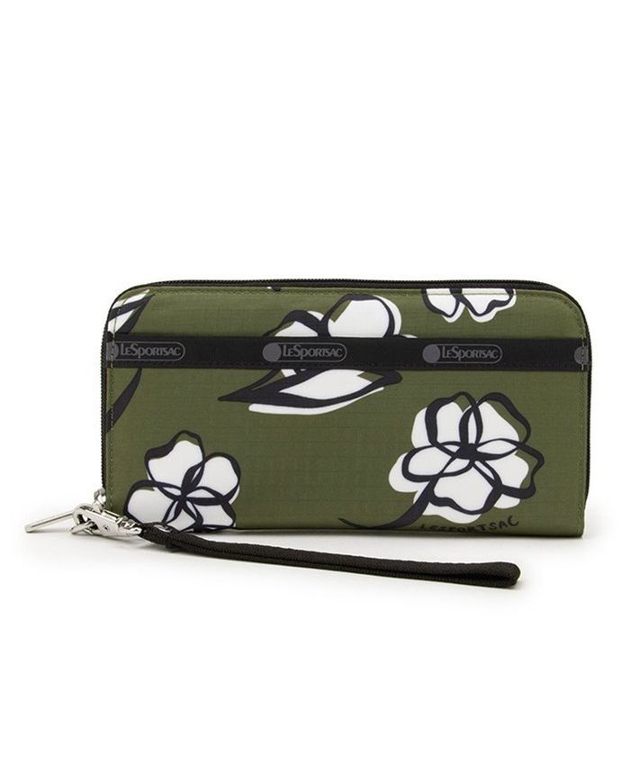【レスポートサック/LeSportsac】のTECH WALLET WRISTLET/オリーブフローラルシルエット インテリア・キッズ・メンズ・レディースファッション・服の通販 founy(ファニー) https://founy.com/ ファッション Fashion レディースファッション Fashion for Women ミニ財布・二つ折り財布 Wallets & Card Cases ウォレット Wallet 財布 Wallet, Purse フラワー Flower, Floral プリント Print, Printed Pattern ポケット Pocket, Pocket Detail ラウンド Round, Round Neck 旅行 Travel エレガント 上品 Elegant |ID: prp329100004631077 ipo3291000000033317944