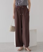 【アメリカンホリック/AMERICAN HOLIC】の接触冷感ベイカーリラックスパンツ Brown|ID: prp329100004631105 ipo3291000000033318258