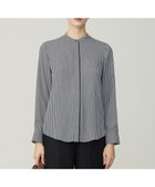 【アイシービー/iCB】の【新色追加・WEB限定カラーあり】BackSatinAmunzen バンドカラーブラウス 人気、トレンドファッション・服の通販 founy(ファニー) ファッション Fashion レディースファッション Fashion for Women トップス・カットソー Cut & Sew Tops シャツ・ブラウス・オフィスカジュアル Elegant Blouses & Button-Ups インナー Innerwear サテン Satin, Glossy Fabric スーツ Suit, Formalwear 定番 Standard, Basic Item 人気 Popular, Best Seller ハイネック High Neck, Mock Neck プリント Print, Printed Pattern A/W・秋冬 Autumn/Winter 夏 Summer セレモニー Ceremony ビジネス 仕事 通勤 Business / Work / Commuting 2025年 2025 2025-2026秋冬・A/W Autumn/Winter 2025–26 AW25–26 thumbnail モノクロミックス柄系|ID: prp329100004631109 ipo3291000000034428295