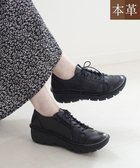 【ポインター/Pointer】の【本革/歩きやすい】超軽量レースアップスニーカー 人気、トレンドファッション・服の通販 founy(ファニー) ファッション Fashion レディースファッション Fashion for Women スニーカー Sneakers, Trainers 軽量 Lightweight, Ultra Light thumbnail ブラック|ID: prp329100004631113 ipo3291000000033318390