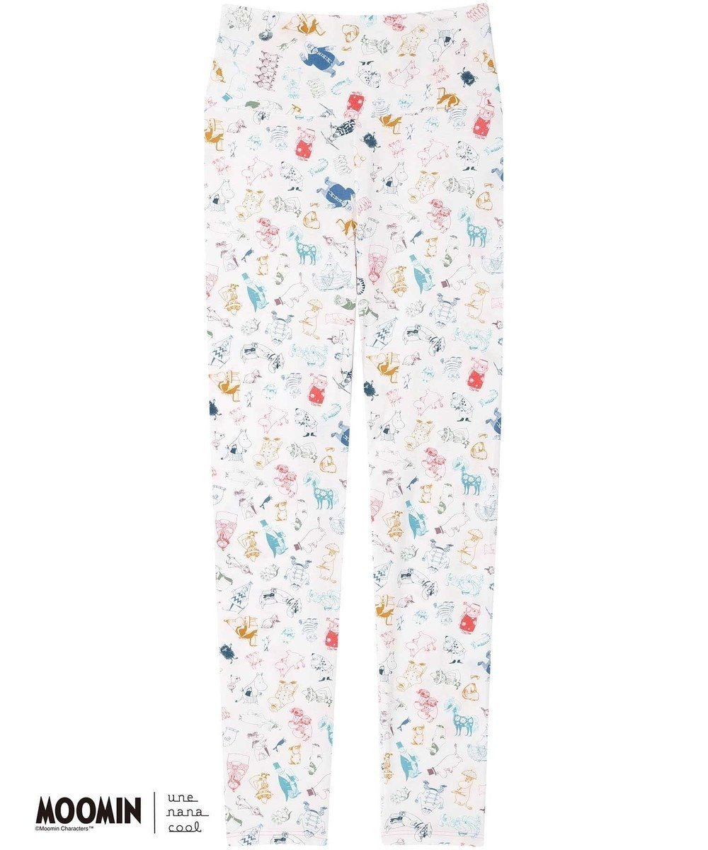 【ウンナナクール/une nana cool】の【ムーミン】 MOOMIN * une nana cool ハラマキ付きレギンス インテリア・キッズ・メンズ・レディースファッション・服の通販 founy(ファニー) 　ファッション　Fashion　レディースファッション　Fashion for Women　パンツ　Pants & Trousers　レギンス　Leggings & Stretch Pants　アンダー　Underwear Essentials　インナー　Innerwear　コラボ　Collaboration, Collab　ボーダー　Border, Stripe　レギンス　Leggings, Stretch Pants　GY|ID: prp329100004631140 ipo3291000000035871430