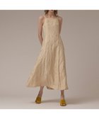 【グレース コンチネンタル/GRACE CONTINENTAL】のリーフジャガードキャミワンピース ベージュ|ID: prp329100004631144 ipo3291000000033318771