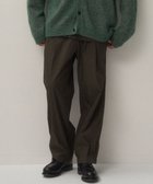 【エイトン/ATON】のSHRINK COTTON LAWN ルーズフィットパンツ - UNISEX DARK BROWN|ID: prp329100004631155 ipo3291000000033318866