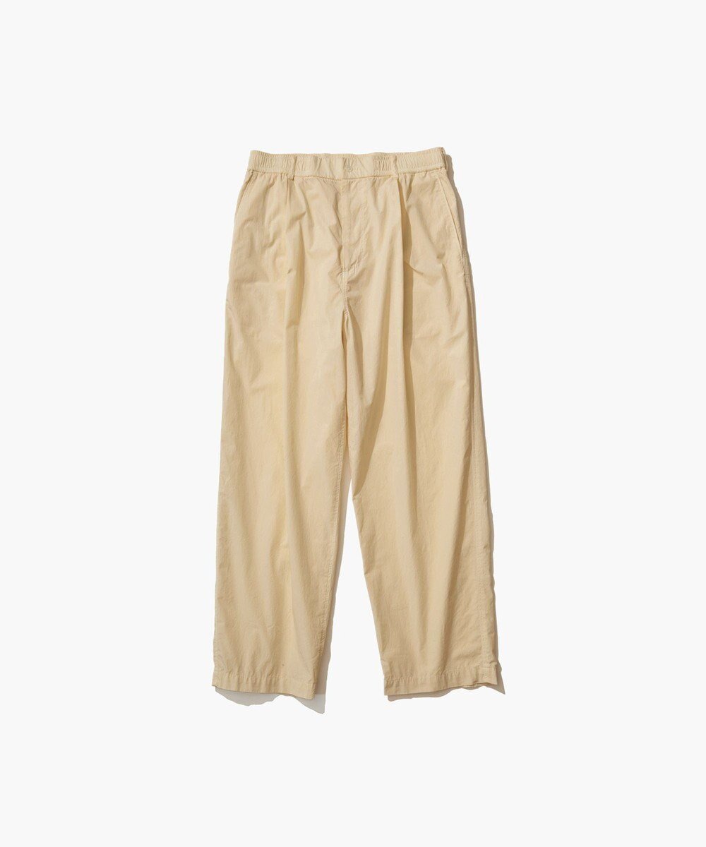 【エイトン/ATON】のSHRINK COTTON LAWN ルーズフィットパンツ - UNISEX インテリア・キッズ・メンズ・レディースファッション・服の通販 founy(ファニー) 　ファッション　Fashion　レディースファッション　Fashion for Women　パンツ　Pants & Trousers　ユニセックス　Unisex, Genderless　タンブラー　Tumbler, Travel Mug　テーパード　Tapered, Tapered Pants　ループ　Loop, Loop Knit　ワイド　Wide, Wide Fit　夏　Summer　S/S・春夏　SS, Spring/Summer, Warm Season　A/W・秋冬　Autumn/Winter　YELLOW|ID: prp329100004631155 ipo3291000000033318868