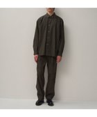 【エイトン/ATON】のSHRINK COTTON LAWN ワイドシャツ - UNISEX DARK BROWN|ID: prp329100004631156 ipo3291000000033318875
