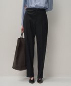 【エイトン/ATON】のCOMPACT WOOL タックパンツ BLACK|ID: prp329100004631164 ipo3291000000033318947