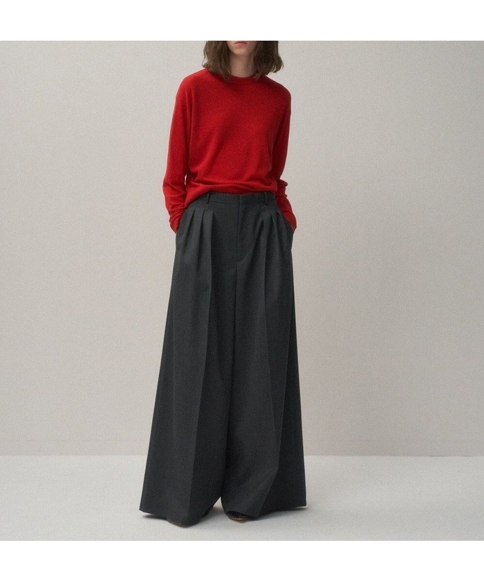 【エイトン/ATON】のGARMENT DYED CASHMERE SILK クルーネックセーター インテリア・キッズ・メンズ・レディースファッション・服の通販 founy(ファニー) https://founy.com/ ファッション Fashion レディースファッション Fashion for Women トップス・カットソー Cut & Sew Tops ニット Knit Tops & Sweaters 新作・新入荷 New Arrivals / New In おすすめ Recommended / Our Picks アンサンブル Ensemble Set ウォッシャブル Machine Washable カットソー Cut and Sewn Top カーディガン Cardigan, Knitwear シルク Silk, 100% Silk シンプル Simple, Minimal セーター Sweater, Knitwear A/W・秋冬 Autumn/Winter |ID: prp329100004631171 ipo3291000000033319005