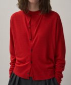 【エイトン/ATON】のGARMENT DYED CASHMERE SILK クルーネックカーディガン RED|ID: prp329100004631173 ipo3291000000033319018