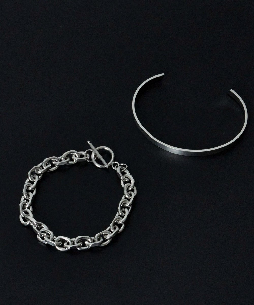 【ウィゴー/WEGO】の【ユニセックス着用ITEM】M2Pステンレスバングルブレス インテリア・キッズ・メンズ・レディースファッション・服の通販 founy(ファニー) 　ファッション　Fashion　レディースファッション　Fashion for Women　ジュエリー　Jewelry　チェーン＆カフブレスレット　Cuff & Chain Bracelets　バングル・カフブレスレット　Bangles & Cuff Bracelets　アクセサリー　Fashion Accessories　シンプル　Simple, Minimal　スマホ　Smartphone, Mobile Device　バングル　Bangle, Bracelet　ブレスレット　Bracelet, Wristband　柄1|ID: prp329100004631308 ipo3291000000034656803