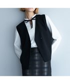 【アイシービー/iCB】の【UVカット・洗える】ウール2WAYストレッチ Vネックベスト ブラック系|ID: prp329100004631350 ipo3291000000033824543