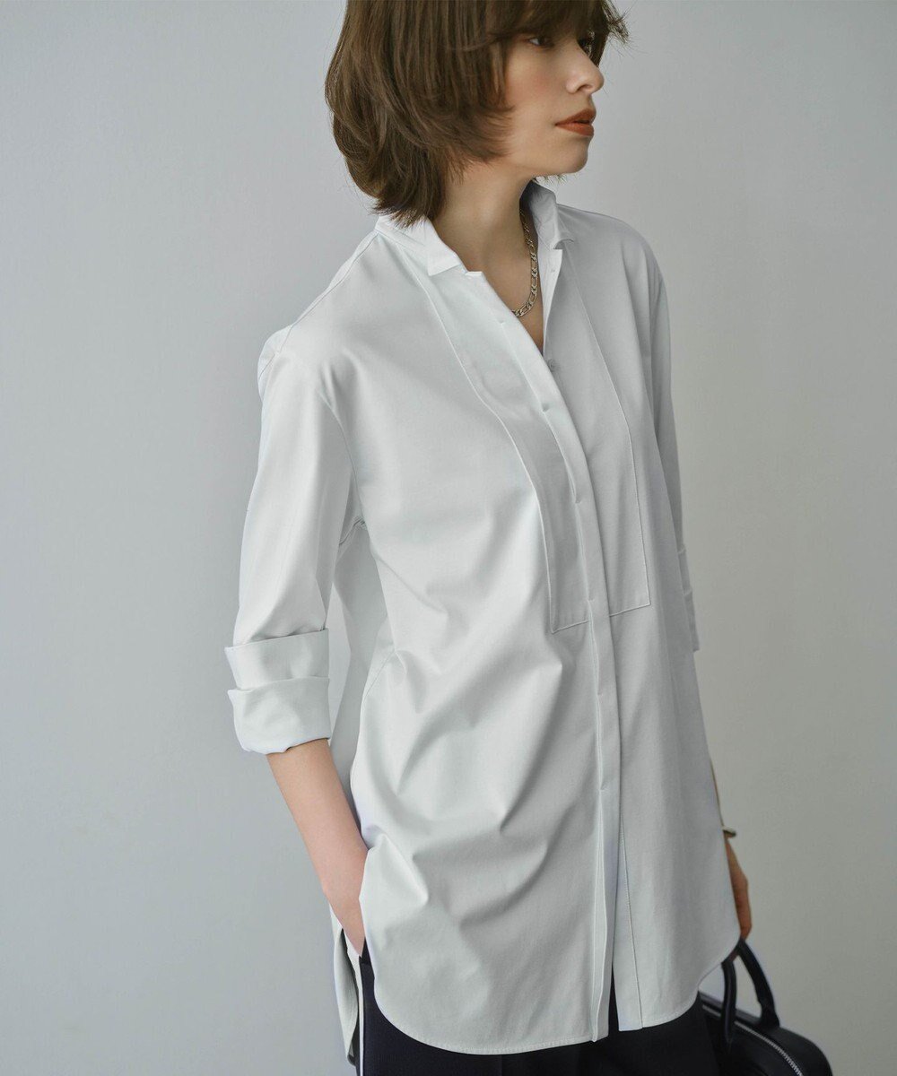 【アイシービー/iCB】の【洗える】 ブラウスライクジャージー ロングカットソー 人気、トレンドファッション・服の通販 founy(ファニー) ファッション Fashion レディースファッション Fashion for Women トップス・カットソー Cut & Sew Tops シャツ・ブラウス・オフィスカジュアル Elegant Blouses & Button-Ups ロングTシャツ・Tシャツ Longline T-Shirts & Tees カットソー・ベーシックTシャツ Cut-and-Sewn Tops / Stretch Tees & Basics インド Indian Textile 洗える Machine Washable カットソー Cut and Sewn Top カフス Cuff Design ジャケット Jacket, Outerwear リバーシブル Reversible, Two-Sided ロング Long, Long-Length A/W・秋冬 Autumn/Winter エレガント 上品 Elegant 2025年 2025 2025-2026秋冬・A/W Autumn/Winter 2025–26 AW25–26 other-1|ID: prp329100004631353 ipo3291000000033819033