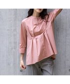 【エニィ スィス/any SiS】のウエストタックチュニック ブラウス 人気、トレンドファッション・服の通販 founy(ファニー) ファッション Fashion レディースファッション Fashion for Women トップス・カットソー Cut & Sew Tops シャツ・ブラウス・オフィスカジュアル Elegant Blouses & Button-Ups おすすめ Recommended / Our Picks カフス Cuff Design ジャケット Jacket, Outerwear スリット Slit, Slit Detail チュニック Tunic, Long Top フレア Flare, Flared ロング Long, Long-Length 新作・新入荷 New Arrivals / New In A/W・秋冬 Autumn/Winter thumbnail ピンク|ID: prp329100004631354 ipo3291000000033322528
