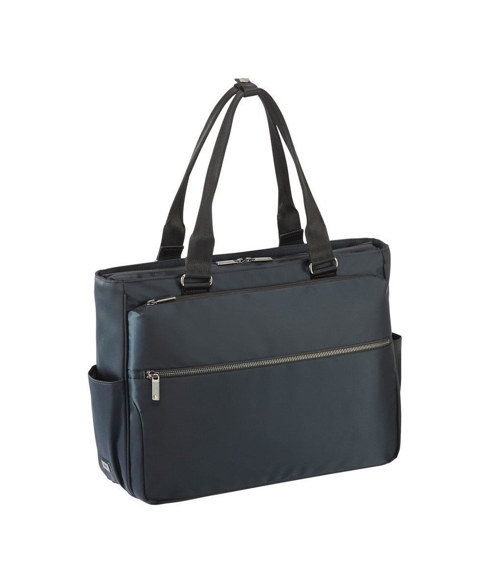 【エース バッグズ アンド ラゲッジ/ACE BAGS & LUGGAGE / MEN】のace. エース スリブライト ビジネストート B4 PC対応 トートバッグ インテリア・キッズ・メンズ・レディースファッション・服の通販 founy(ファニー) 　ファッション　Fashion　メンズファッション　Fashion for Men　バッグ　Bags　トートバッグ / 通勤・大容量バッグ　Tote Bags　クッション　Cushion, Throw Pillow　傘　Umbrella, Parasol　吸水　Absorbent, Quick-Dry　軽量　Lightweight, Ultra Light　セットアップ　Set-Up, Coordinated Outfit　雑誌　Magazine, Fashion Magazine　ツイル　Twist, Twisted Detail　フロント　Front, Front Design　ポケット　Pocket, Pocket Detail　メッシュ　Mesh, Net Fabric　モバイル　Mobile, Smartphone　再入荷　Restock / Back in Stock　ビジネス 仕事 通勤　Business / Work / Commuting　ネイビー|ID: prp329100004631728 ipo3291000000033395778