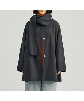 【ジェイプレスヨークストリート/J.PRESS YORK STREET】の【WOMEN】NEEDLE JERSEY マフラー付コート 人気、トレンドファッション・服の通販 founy(ファニー) ファッション Fashion レディースファッション Fashion for Women アウター Coat / Outerwear Collection コート・ロングコート・ピーコート Long Coats, Peacoats & More レディースジャケット・軽アウター Jackets マフラー・スヌード / 冬小物の定番 Scarves & Mufflers ジャケット Jacket, Outerwear ストール Stole, Wrap マフラー Scarf, Muffler A/W・秋冬 Autumn/Winter 再入荷 Restock / Back in Stock |ID:prp329100004631740