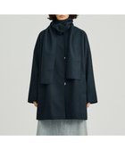 【ジェイプレスヨークストリート/J.PRESS YORK STREET】の【WOMEN】NEEDLE JERSEY マフラー付コート 人気、トレンドファッション・服の通販 founy(ファニー) ファッション Fashion レディースファッション Fashion for Women アウター Coat / Outerwear Collection コート・ロングコート・ピーコート Long Coats, Peacoats & More レディースジャケット・軽アウター Jackets マフラー・スヌード / 冬小物の定番 Scarves & Mufflers ジャケット Jacket, Outerwear ストール Stole, Wrap マフラー Scarf, Muffler A/W・秋冬 Autumn/Winter thumbnail ブラック系|ID: prp329100004631740 ipo3291000000033330720