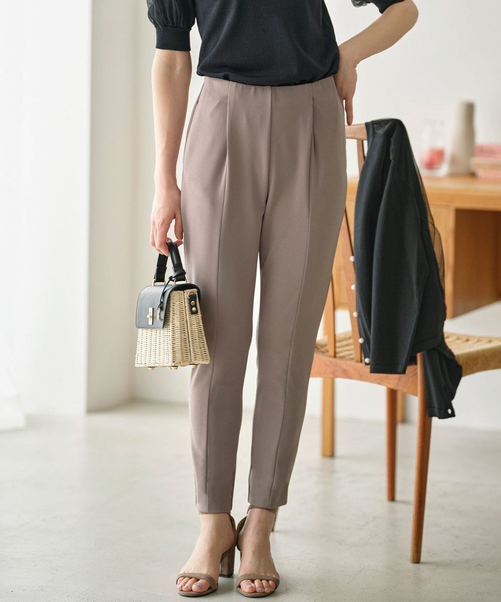 【組曲/KUMIKYOKU】の【WEB限定】スタイルアップジャージー パンツ インテリア・キッズ・メンズ・レディースファッション・服の通販 founy(ファニー) ファッション Fashion レディースファッション Fashion for Women パンツ Pants & Trousers 春 Spring ギャザー Gathered, Ruffled 吸水 Absorbent, Quick-Dry ジョーゼット Georgette, Semi-Sheer Fabric セットアップ Set-Up, Coordinated Outfit レギンス Leggings, Stretch Pants S/S・春夏 SS, Spring/Summer, Warm Season おすすめ Recommended / Our Picks 夏 Summer 結婚式 Wedding ビジネス 仕事 通勤 Business / Work / Commuting モカブラウン系|ID: prp329100004631758 ipo3291000000034191284