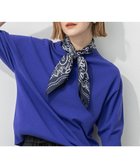 【23区/NIJYUSANKU】の【先行予約】manipuri ペイズリーモチーフ バンダナ シルク スカーフ ネイビー系|ID: prp329100004631805 ipo3291000000033332698