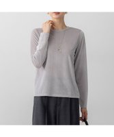 【23区/NIJYUSANKU】の【洗える】シアーベロア ロングスリーブ Tシャツ 人気、トレンドファッション・服の通販 founy(ファニー) ファッション Fashion レディースファッション Fashion for Women トップス・カットソー Cut & Sew Tops シャツ・ブラウス・オフィスカジュアル Elegant Blouses & Button-Ups ロングTシャツ・Tシャツ Longline T-Shirts & Tees カットソー・ベーシックTシャツ Cut-and-Sewn Tops / Stretch Tees & Basics ベロアトップス Velour Tops / Velvet-Look Items インナー Innerwear 洗える Machine Washable カットソー Cut and Sewn Top コンパクト Compact, Small Size シアー Sheer, See-Through シンプル Simple, Minimal ジャケット Jacket, Outerwear スリーブ Sleeve, Long Sleeve / Short Sleeve なめらか Smooth, Silky Texture ベロア Velour, Soft Velvet ベーシック Basic, Essential リラックス Relax, Relaxed Fit ロング Long, Long-Length A/W・秋冬 Autumn/Winter 冬 Winter / This Winter エレガント 上品 Elegant 2025年 2025 2025-2026秋冬・A/W Autumn/Winter 2025–26 AW25–26 |ID:prp329100004631816