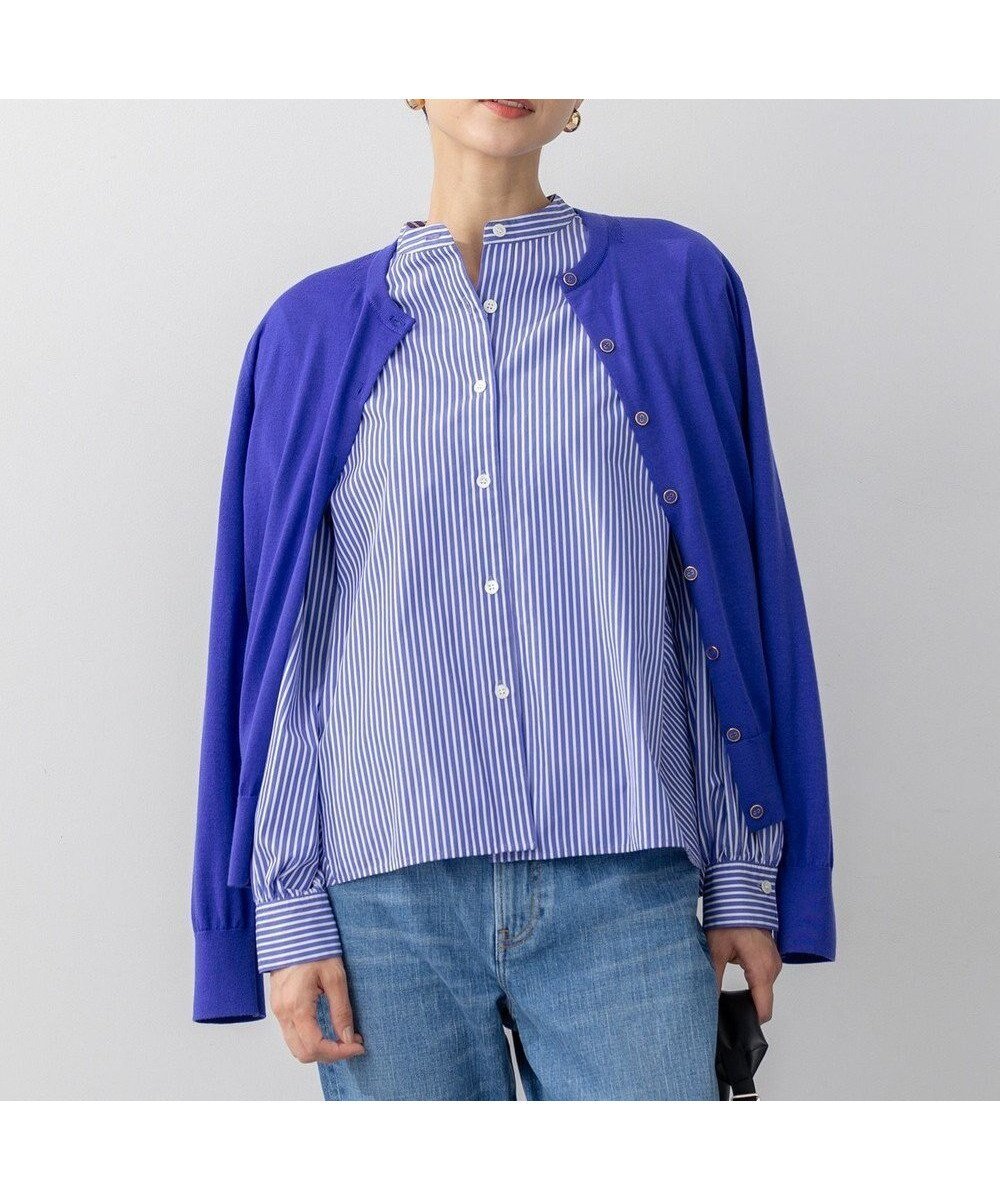 【23区/NIJYUSANKU】の【洗える】サステナブルウール ベーシック カーディガン 人気、トレンドファッション・服の通販 founy(ファニー) 　ファッション　Fashion　レディースファッション　Fashion for Women　トップス・カットソー　Cut & Sew Tops　カーディガン・羽織り　Layered Style Cardigans　イタリア　Italy　オレンジ　Orange　洗える　Machine Washable　カーディガン　Cardigan, Knitwear　ジャケット　Jacket, Outerwear　ベーシック　Basic, Essential　モダン　Modern, Contemporary　モックネック　Mock Neck, Short Turtleneck　A/W・秋冬　Autumn/Winter　冬　Winter / This Winter　エレガント 上品　Elegant　2025年　2025　2025-2026秋冬・A/W　Autumn/Winter 2025–26 AW25–26　 other-1|ID: prp329100004631829 ipo3291000000033332841