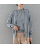 【23区/NIJYUSANKU】の【洗える】サステナブルウール ベーシック カーディガン ライトグレー系|ID: prp329100004631829 ipo3291000000033332846