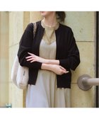 【23区/NIJYUSANKU】の【洗える】オータムシャイニー ニット ブルゾン ブラック系|ID: prp329100004631860 ipo3291000000035617089