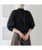 【23区/NIJYUSANKU】の【洗える】シアーギャザー ハイネック ニット 人気、トレンドファッション・服の通販 founy(ファニー) ファッション Fashion レディースファッション Fashion for Women トップス・カットソー Cut & Sew Tops ニット Knit Tops & Sweaters 洗える Machine Washable 秋 Autumn ギャザー Gathered, Ruffled セーター Sweater, Knitwear ドレープ Drape, Draping Fabric ハイネック High Neck, Mock Neck A/W・秋冬 Autumn/Winter 冬 Winter / This Winter 夏 Summer 2025年 2025 2025-2026秋冬・A/W Autumn/Winter 2025–26 AW25–26 thumbnail ブラック系|ID: prp329100004631864 ipo3291000000033333049