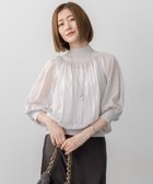 【23区/NIJYUSANKU】の【洗える】シアーギャザー ハイネック ニット 人気、トレンドファッション・服の通販 founy(ファニー) ファッション Fashion レディースファッション Fashion for Women トップス・カットソー Cut & Sew Tops ニット Knit Tops & Sweaters 洗える Machine Washable 秋 Autumn ギャザー Gathered, Ruffled セーター Sweater, Knitwear ドレープ Drape, Draping Fabric ハイネック High Neck, Mock Neck A/W・秋冬 Autumn/Winter 冬 Winter / This Winter 夏 Summer 2025年 2025 2025-2026秋冬・A/W Autumn/Winter 2025–26 AW25–26 thumbnail ライトグレー系|ID: prp329100004631864 ipo3291000000033333052