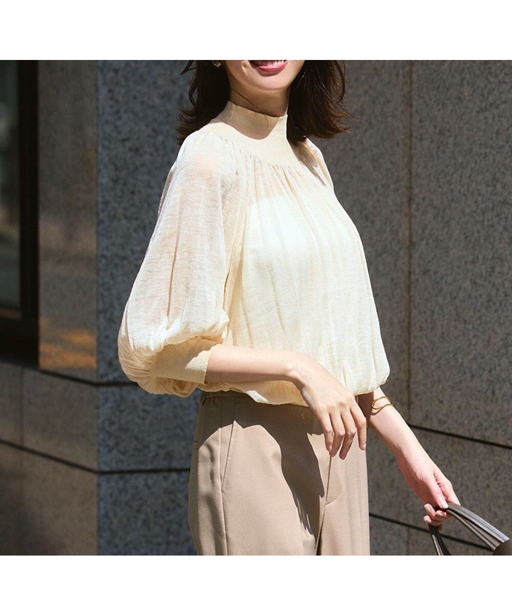 【23区/NIJYUSANKU】の【洗える】シアーギャザー ハイネック ニット 人気、トレンドファッション・服の通販 founy(ファニー) ファッション Fashion レディースファッション Fashion for Women トップス・カットソー Cut & Sew Tops ニット Knit Tops & Sweaters 洗える Machine Washable 秋 Autumn ギャザー Gathered, Ruffled セーター Sweater, Knitwear ドレープ Drape, Draping Fabric ハイネック High Neck, Mock Neck A/W・秋冬 Autumn/Winter 冬 Winter / This Winter 夏 Summer 2025年 2025 2025-2026秋冬・A/W Autumn/Winter 2025–26 AW25–26 other-1|ID: prp329100004631864 ipo3291000000033821212