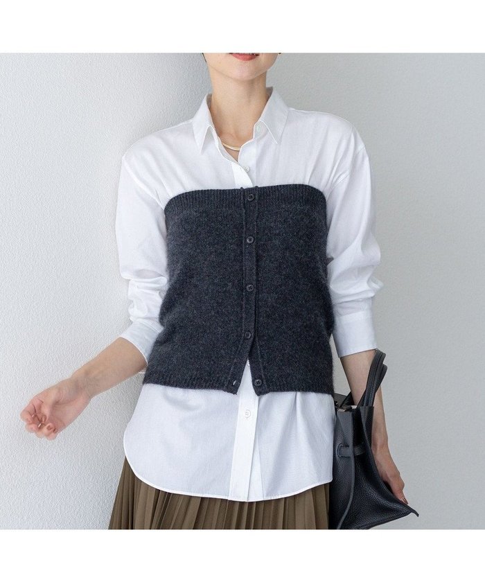 【23区/NIJYUSANKU】の【洗える】ラクーンブレンド ファー ビスチェ インテリア・キッズ・メンズ・レディースファッション・服の通販 founy(ファニー) https://founy.com/ ファッション Fashion レディースファッション Fashion for Women トップス・カットソー Cut & Sew Tops ニット Knit Tops & Sweaters ビスチェ Bustiers & Corset Tops / Layered Bustier Style 洗える Machine Washable 秋 Autumn ストレッチ Stretch, Stretchy Fabric セーター Sweater, Knitwear トレンド Trend, Trending Now ビスチェ Bustier, Corset Top フィット Fit, Slim Fit A/W・秋冬 Autumn/Winter 冬 Winter / This Winter エレガント 上品 Elegant 2025年 2025 2025-2026秋冬・A/W Autumn/Winter 2025–26 AW25–26 |ID: prp329100004631869 ipo3291000000035857941