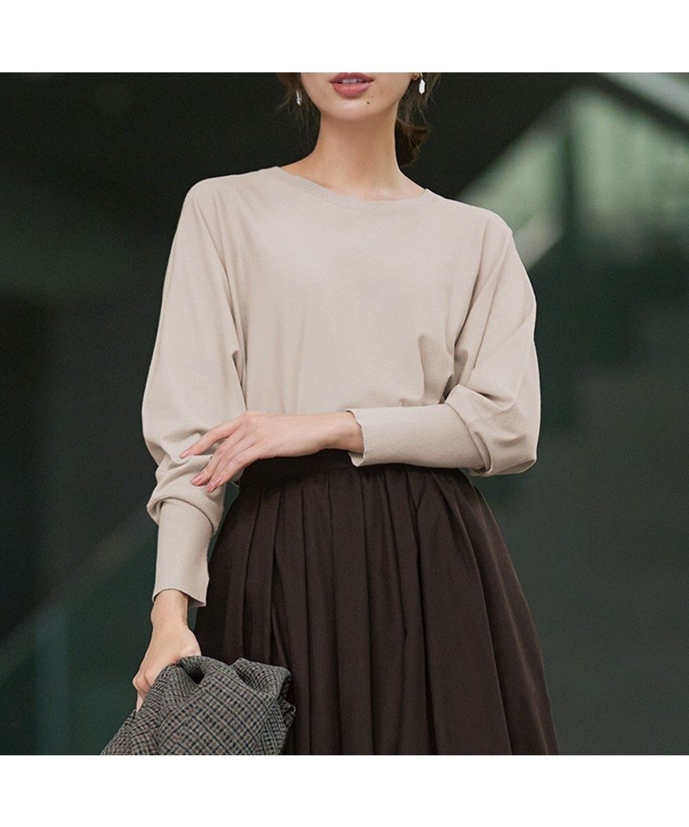 【23区/NIJYUSANKU】の【洗える/吊り干しOK】ヴィスコースストレッチ ドルマンスリーブ ニット インテリア・キッズ・メンズ・レディースファッション・服の通販 founy(ファニー) ファッション Fashion レディースファッション Fashion for Women トップス・カットソー Cut & Sew Tops ニット Knit Tops & Sweaters オレンジ Orange 洗える Machine Washable ストレッチ Stretch, Stretchy Fabric スリット Slit, Slit Detail セーター Sweater, Knitwear 人気 Popular, Best Seller フェミニン Feminine, Girly A/W・秋冬 Autumn/Winter 冬 Winter / This Winter エレガント 上品 Elegant 2025年 2025 2025-2026秋冬・A/W Autumn/Winter 2025–26 AW25–26 ベージュ系|ID: prp329100004631877 ipo3291000000033540205