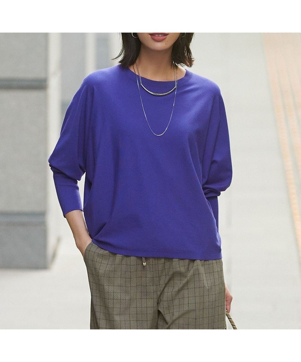 【23区/NIJYUSANKU】の【洗える/吊り干しOK】ヴィスコースストレッチ ドルマンスリーブ ニット インテリア・キッズ・メンズ・レディースファッション・服の通販 founy(ファニー) ファッション Fashion レディースファッション Fashion for Women トップス・カットソー Cut & Sew Tops ニット Knit Tops & Sweaters オレンジ Orange 洗える Machine Washable ストレッチ Stretch, Stretchy Fabric スリット Slit, Slit Detail セーター Sweater, Knitwear 人気 Popular, Best Seller フェミニン Feminine, Girly A/W・秋冬 Autumn/Winter 冬 Winter / This Winter エレガント 上品 Elegant 2025年 2025 2025-2026秋冬・A/W Autumn/Winter 2025–26 AW25–26 ブルー系|ID: prp329100004631877 ipo3291000000033540208