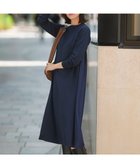 【23区/NIJYUSANKU】の【洗える/吊り干しOK】ヴィスコースストレッチ バックデザイン ニットワンピース ネイビー系|ID: prp329100004631881 ipo3291000000033544267