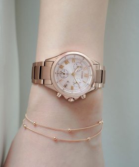 【シチズン/CITIZEN】の【電池交換不要のクロノグラフ】どんなスタイルにも合わせやすいサクラカラーの腕時計 人気、トレンドファッション・服の通販 founy(ファニー) ファッション Fashion レディースファッション Fashion for Women 腕時計 Wristwatch ガラス Glass, Glassware 時計 Watch, Wristwatch 人気 Popular, Best Seller エレガント 上品 Elegant |ID:prp329100004631888