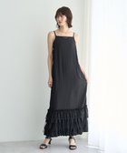 【イェッカ ヴェッカ/YECCA VECCA】のラッフルキャミワンピース Black|ID: prp329100004631890 ipo3291000000033333215