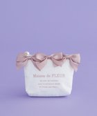 【メゾンドフルール/Maison de FLEUR】のジャカードリボンポーチ 人気、トレンドファッション・服の通販 founy(ファニー) ファッション Fashion レディースファッション Fashion for Women ミニ財布・二つ折り財布 Wallets & Card Cases ポーチ&ミニバッグ Pouches & Mini Bags コンパクト Compact, Small Size ジャカード／ジャガード Jacquard, Woven Pattern パール Pearl, Pearl Accent フェミニン Feminine, Girly フォルム Silhouette, Form ポーチ Pouch, Small Case リボン Ribbon, Bow エレガント 上品 Elegant 財布 Wallet, Purse thumbnail Ivory|ID: prp329100004631920 ipo3291000000033333409