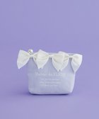 【メゾンドフルール/Maison de FLEUR】のジャカードリボンポーチ 人気、トレンドファッション・服の通販 founy(ファニー) ファッション Fashion レディースファッション Fashion for Women ミニ財布・二つ折り財布 Wallets & Card Cases ポーチ&ミニバッグ Pouches & Mini Bags コンパクト Compact, Small Size ジャカード／ジャガード Jacquard, Woven Pattern パール Pearl, Pearl Accent フェミニン Feminine, Girly フォルム Silhouette, Form ポーチ Pouch, Small Case リボン Ribbon, Bow エレガント 上品 Elegant 財布 Wallet, Purse thumbnail Blue|ID: prp329100004631920 ipo3291000000033333411