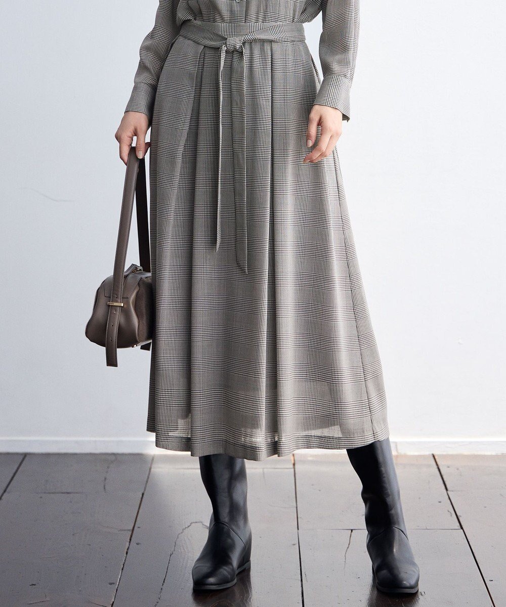 【自由区/JIYU-KU】の【カタログ掲載】TWハイツイストビエラ スカート インテリア・キッズ・メンズ・レディースファッション・服の通販 founy(ファニー) ファッション Fashion レディースファッション Fashion for Women スカート Skirts エアリー Airy Texture エレガント 上品 Elegant ボックス Boxy, Box Shape A/W・秋冬 Autumn/Winter グレンチェック|ID: prp329100004631927 ipo3291000000035519413