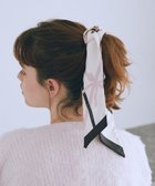 【メゾンドフルール/Maison de FLEUR】のリボンモチーフ柄スカーフ Ivory|ID: prp329100004631949 ipo3291000000033333599