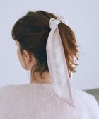 【メゾンドフルール/Maison de FLEUR】のリボンプリントスカーフ Pink|ID: prp329100004631953 ipo3291000000033333617