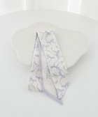 【メゾンドフルール/Maison de FLEUR】のリボンプリントスカーフ Blue|ID: prp329100004631953 ipo3291000000033333618