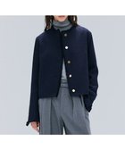 【ベイジ,/BEIGE,】の【Oggi 10月号掲載】MULLIN / ウールツイードメタルボタンノーカラージャケット Midnight|ID: prp329100004631999 ipo3291000000033333946