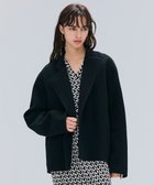 【ベイジ,/BEIGE,】のLEMOORE / ウールリバースタンドカラーショートコート Black|ID: prp329100004632002 ipo3291000000033333969