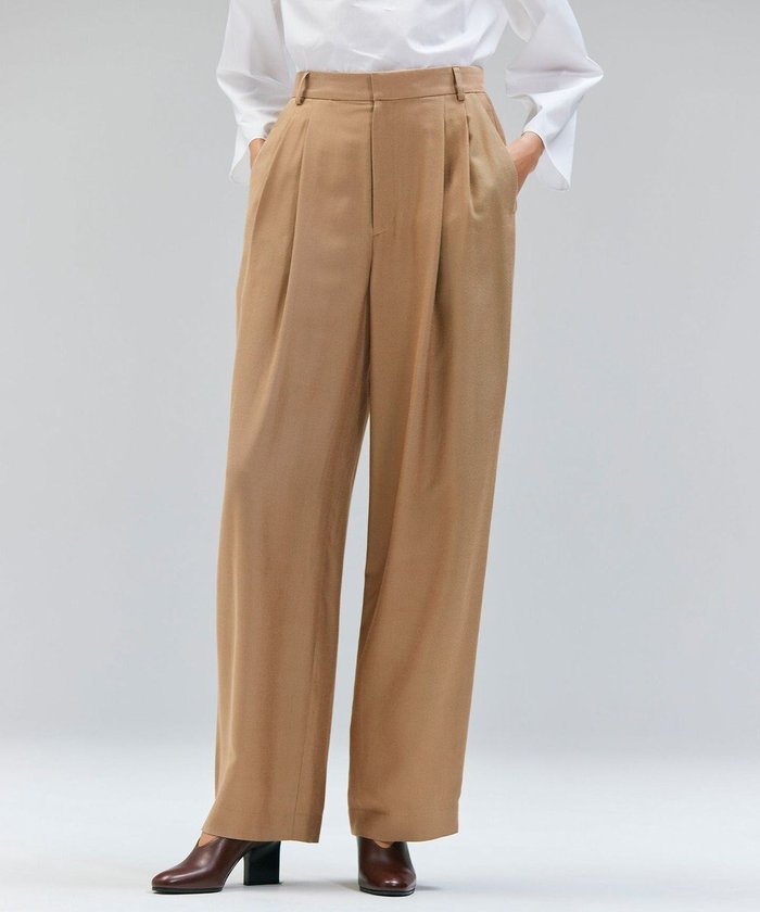 【ベイジ,/BEIGE,】のCOBURN / シルク混2タックカーヴィーワイドパンツ インテリア・キッズ・メンズ・レディースファッション・服の通販 founy(ファニー) https://founy.com/ ファッション Fashion レディースファッション Fashion for Women パンツ Pants & Trousers おすすめ Recommended / Our Picks シルク Silk, 100% Silk ジャケット Jacket, Outerwear セットアップ Set-Up, Coordinated Outfit ドレープ Drape, Draping Fabric ロング Long, Long-Length ワイド Wide, Wide Fit 夏 Summer S/S・春夏 SS, Spring/Summer, Warm Season A/W・秋冬 Autumn/Winter |ID: prp329100004632010 ipo3291000000033334018