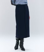 【ベイジ,/BEIGE,】のMULLIN / ウールツイードフロントベントスカート Midnight|ID: prp329100004632012 ipo3291000000035928708