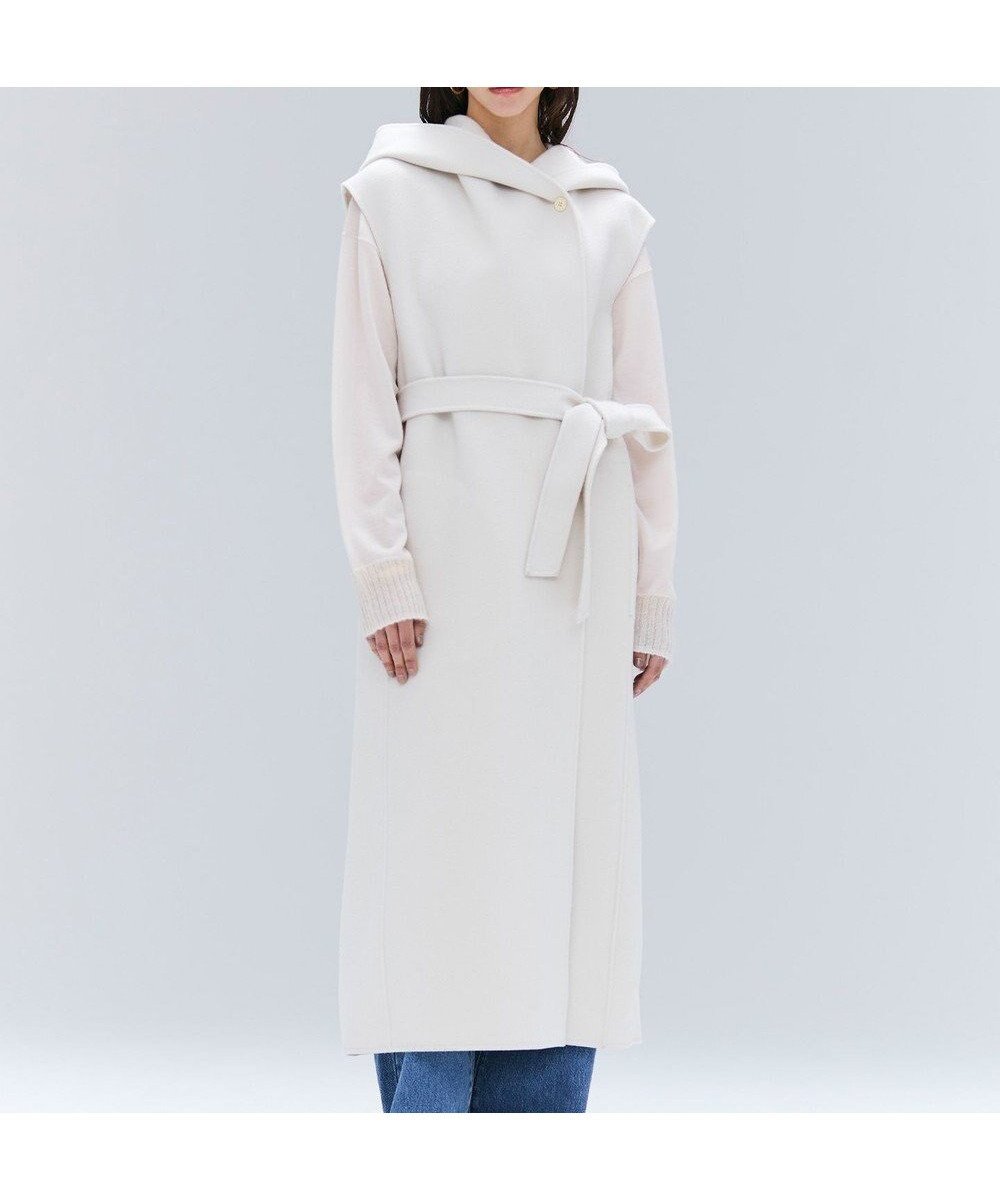 【ベイジ,/BEIGE,】のLEMOORE / ウールリバーフード付きロングジレ 人気、トレンドファッション・服の通販 founy(ファニー) ファッション Fashion レディースファッション Fashion for Women アウター Coat / Outerwear Collection トップス・カットソー Cut & Sew Tops ベスト&ジレ / 重ね着スタイル Vests & Gilets シェイプ Shape, Slim Fit ジャケット Jacket, Outerwear ベスト Vest, Waistcoat ロング Long, Long-Length 冬 Winter / This Winter A/W・秋冬 Autumn/Winter エレガント 上品 Elegant other-1|ID: prp329100004632018 ipo3291000000033334057