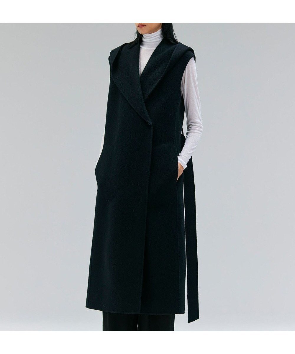 【ベイジ,/BEIGE,】のLEMOORE / ウールリバーフード付きロングジレ インテリア・キッズ・メンズ・レディースファッション・服の通販 founy(ファニー) ファッション Fashion レディースファッション Fashion for Women アウター Coat / Outerwear Collection トップス・カットソー Cut & Sew Tops ベスト&ジレ / 重ね着スタイル Vests & Gilets シェイプ Shape, Slim Fit ジャケット Jacket, Outerwear ベスト Vest, Waistcoat ロング Long, Long-Length 冬 Winter / This Winter A/W・秋冬 Autumn/Winter エレガント 上品 Elegant Black|ID: prp329100004632018 ipo3291000000033334064