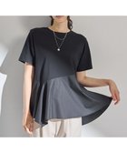 【エニー/ANY】のコンビネーションイレヘムカットソー 人気、トレンドファッション・服の通販 founy(ファニー) ファッション Fashion レディースファッション Fashion for Women トップス・カットソー Cut & Sew Tops シャツ・ブラウス・オフィスカジュアル Elegant Blouses & Button-Ups ロングTシャツ・Tシャツ Longline T-Shirts & Tees カットソー・ベーシックTシャツ Cut-and-Sewn Tops / Stretch Tees & Basics アシンメトリー Asymmetrical Style 春 Spring カットソー Cut and Sewn Top コンビ Combo, Combination Style ストレート Straight, Straight Cut チュニック Tunic, Long Top バランス Balance, Style Balance パターン Pattern, Design Print リラックス Relax, Relaxed Fit S/S・春夏 SS, Spring/Summer, Warm Season 夏 Summer thumbnail ブラック|ID: prp329100004632022 ipo3291000000033334081