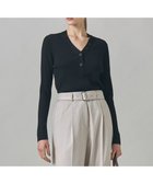 【アイシービー/iCB】の【洗える】エクストラファインメリノリブ ヘンリーネック プルオーバー 人気、トレンドファッション・服の通販 founy(ファニー) ファッション Fashion レディースファッション Fashion for Women トップス・カットソー Cut & Sew Tops ニット Knit Tops & Sweaters カジュアルプルオーバー・ニットトップス Pullovers & Knit Tops / Casual Pullovers 洗える Machine Washable カフス Cuff Design ジャケット Jacket, Outerwear セーター Sweater, Knitwear トレンド Trend, Trending Now ワイドリブ Wide Rib, Wide Ribbed Knit A/W・秋冬 Autumn/Winter おすすめ Recommended / Our Picks 2025年 2025 2025-2026秋冬・A/W Autumn/Winter 2025–26 AW25–26 thumbnail ブラック系|ID: prp329100004632027 ipo3291000000033389392